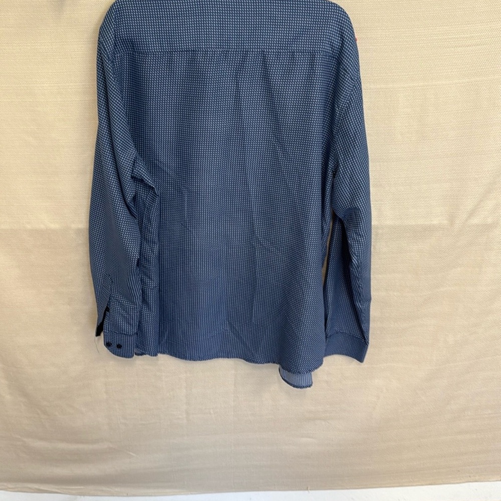 Men's Blue Checkered Jacket - Picture 2 of 2